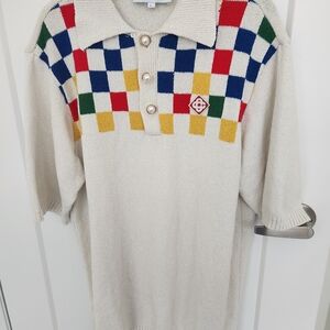 Colorful Checkered Polo Shirt